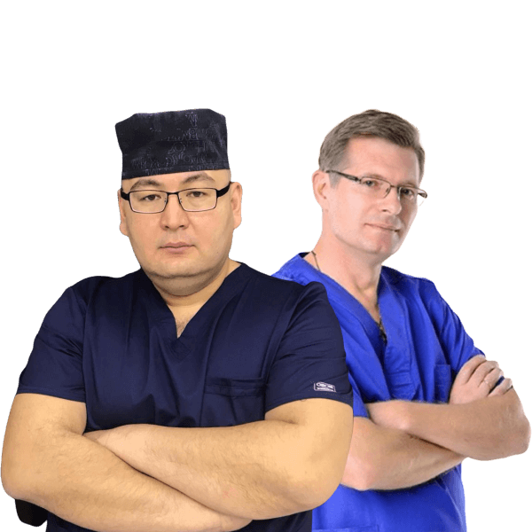 Dr. Viktor Vovk and Dr. Altay Zhumabekov (Kazakhstan)