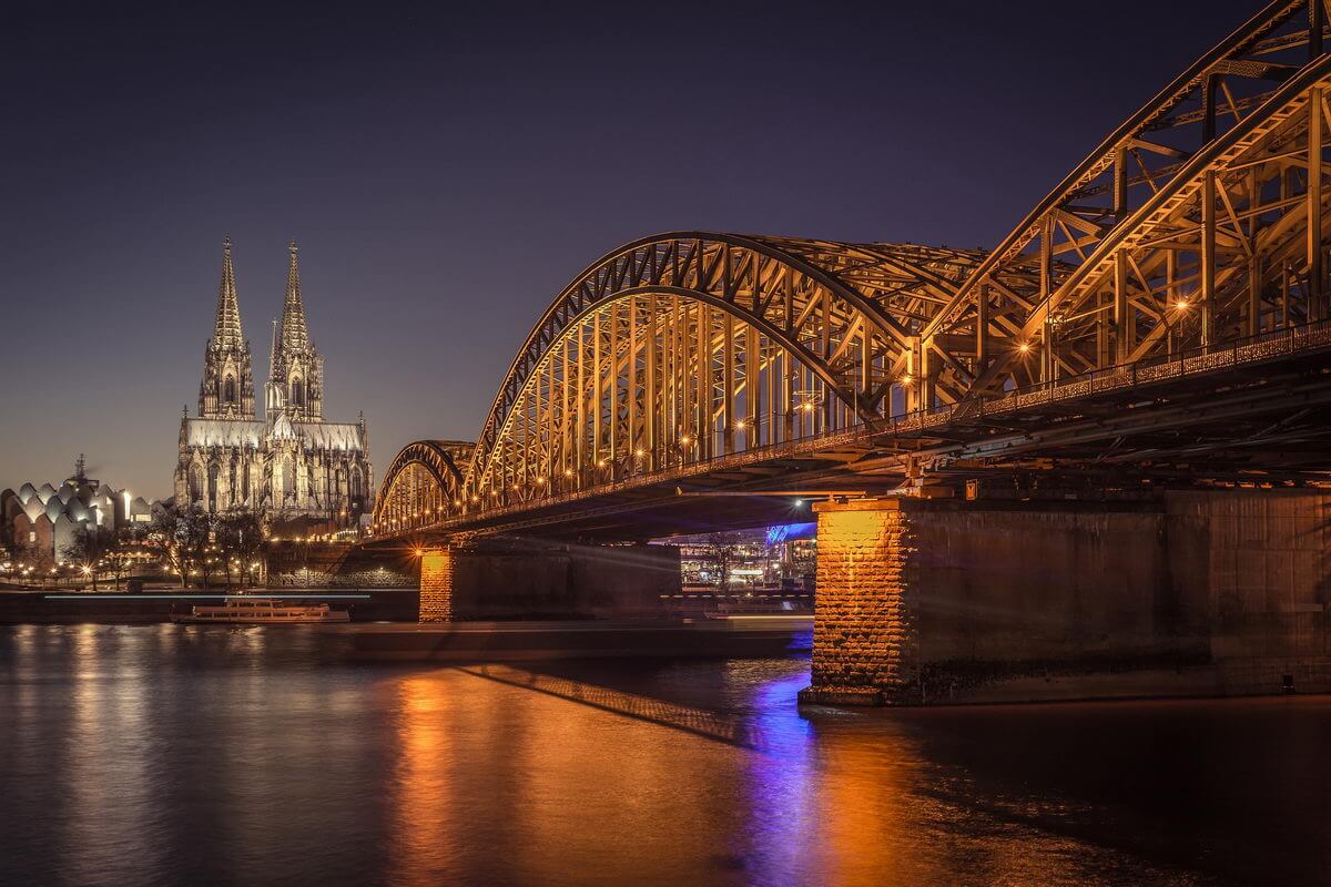 Cologne at night